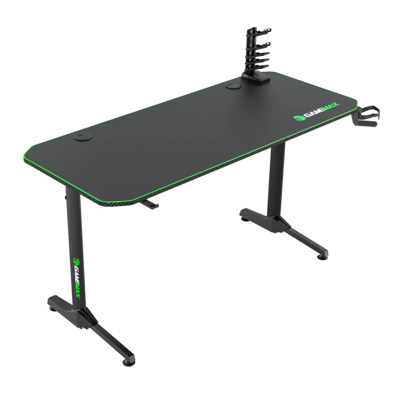 Schreibtisch GameMax D140-CARBON — Gaming-/Büroschreibtisch, Nettogewicht 20,5 kg, Bruttomaße 125×795×682 mm