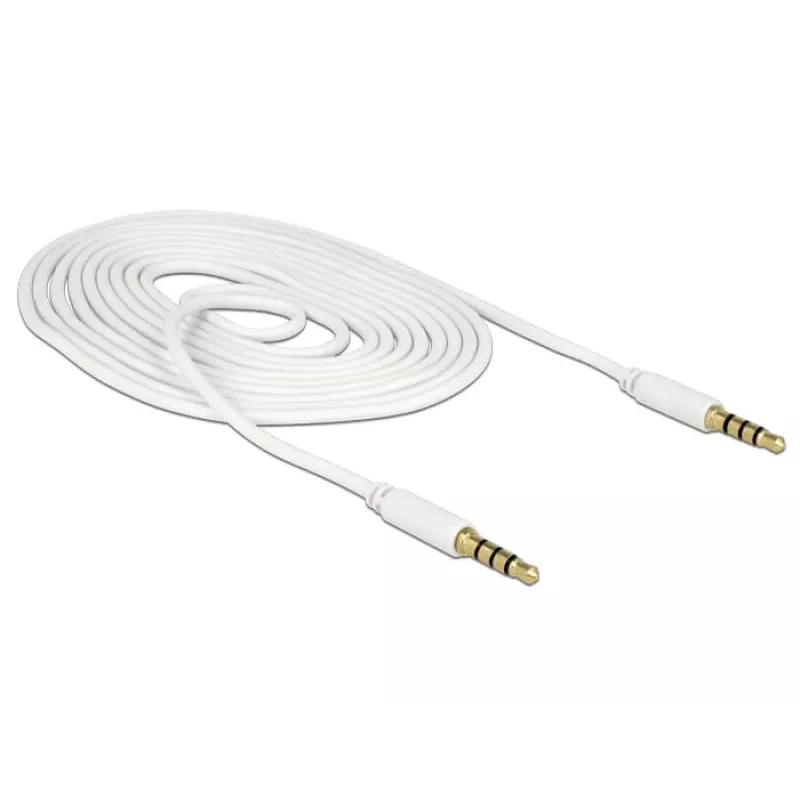 Audiokabel 3,5 mm DeLOCK 83441 2 m Weiß