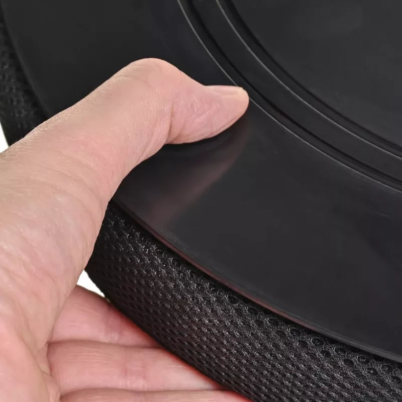 Orthopädisches Drehkissen ActionMed PO600AM — rundes Sitzkissen, 360°-Drehung, 1,5 kg, schwarz