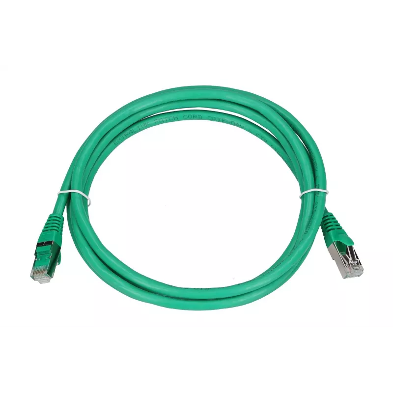 Extralink Cat.6 FTP 2m LAN-Patchkabel, Kupfer-Netzwerkkabel, Twisted Pair 1Gbit/s