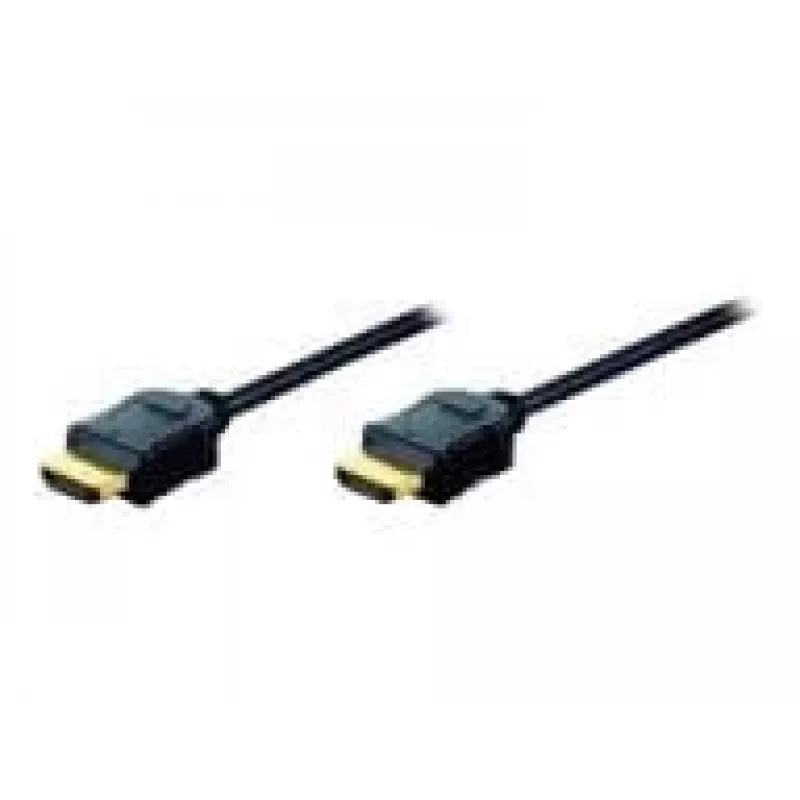 Assmann HDMI High Speed Verbindungskabel, Typ A Stecker/Stecker, 10,0 m, mit Ethernet, ehemals HDMI 1.4, UL, schwarz, vergoldet (AK-330107-100-S)
