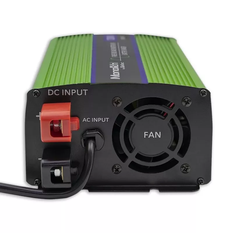 Auto-Wechselrichter Qoltec Monolith 1200 W Grün 12 V