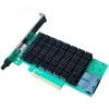 HighPoint Rocket 710L 8x Port zu PCIe 3.0 x8 12Gb/s SAS DAS - Serial Attached SCSI (SAS) - SAS1