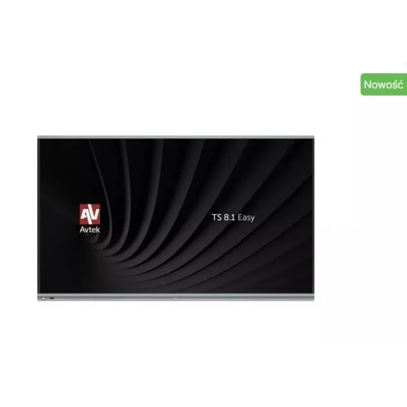 Interaktives Display AVTEK TS 8.1 EASY 75 75 Zoll 3840x2160 60Hz IR Touchscreen Wi‑Fi 20-Punkt, 400 cd/m², 24/7, VESA 600x400