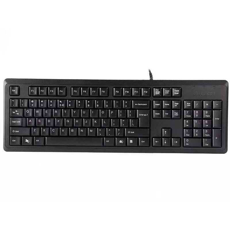 A4Tech KR-92 Tastatur Universal USB QWERTY Englisch Schwarz