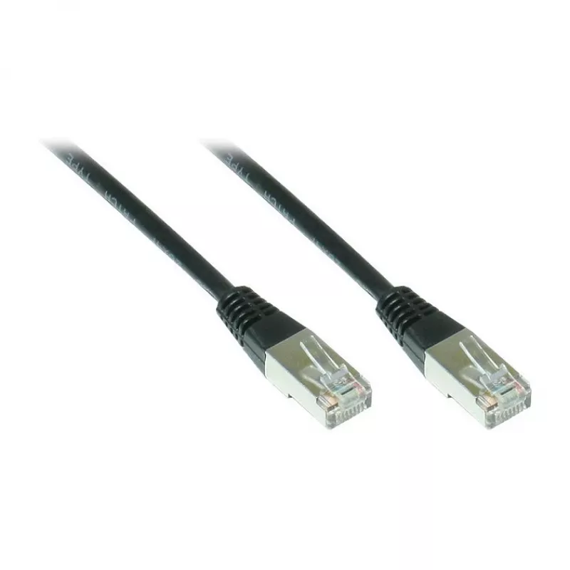 Good Connections Alcasa GOOD CONNECTIONS - Patchkabel - RJ-45 (M) - RJ-45 (M) - 0,5 m - SFTP - (Kategorie 5e) - schwarz (855S-005)