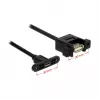 USB-Kabel DeLOCK 1 m USB2.0 Micro-B/USB2.0-A