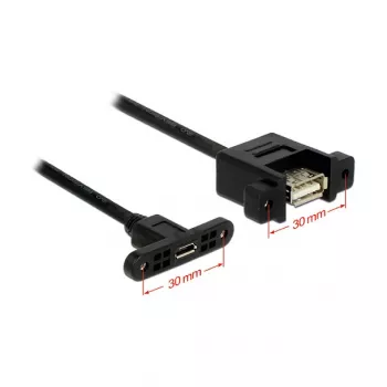 USB-Kabel DeLOCK 1 m USB2.0 Micro-B/USB2.0-A