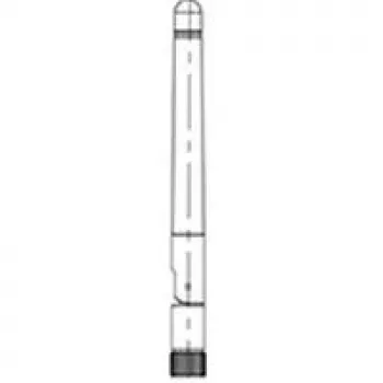 Extreme Networks - Antenne - 2 dBi (für 5 GHz), 2,7 dBi (für 2,4 GHz) - omnidirektional - Innenbereich - Schwarz - für Zebra AP 621, AP 6521, AP 6522, AP 8132, AP-8232 (ML-2452-APAG2A1-01)