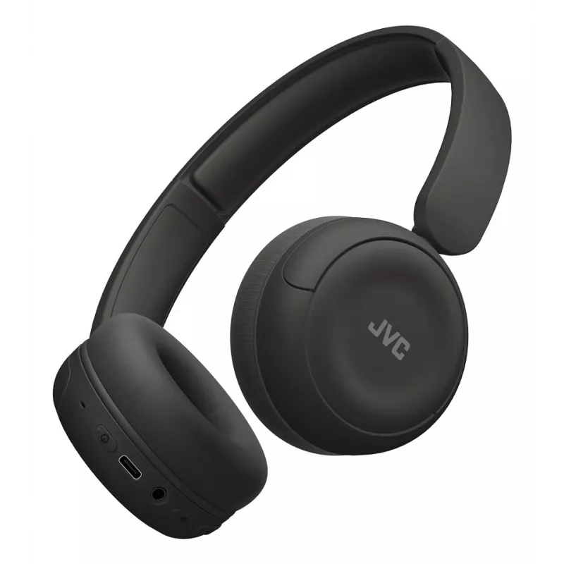 Headset JVC HA-S59W — kabelgebunden & kabellos Bluetooth, USB‑C, supra-aural, 20–20000 Hz, 1,2 m Kabel, 148 g, schwarz