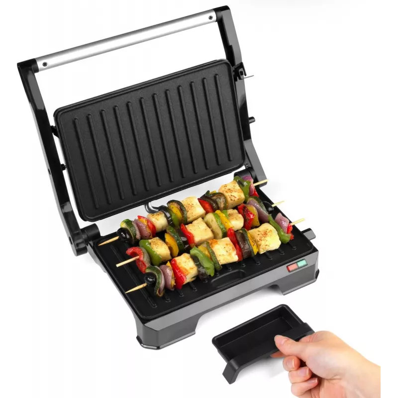 Elektrischer 2-in-1-Gesundheitsgrill Progress EK5854PVDE mit Antihaftplatten und einstellbarer Temperatur