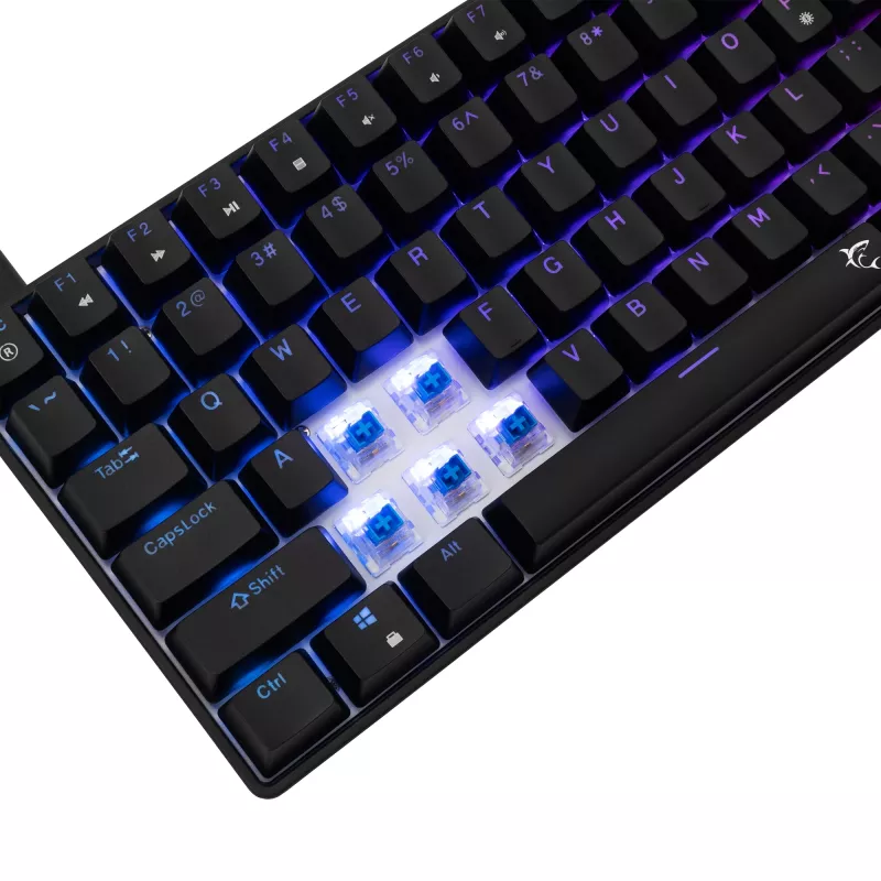 Mechanische Tastatur White Shark GK-005121 mit RGB-Beleuchtung und Blue-Switches