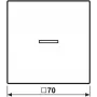 Jung HOME Taster 1-fach BTLS17101SWM 1 (BTLS17101SWM)