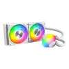AIO-Wasserkühlung Montech Hyper Flow ARGB 240 mm Weiß — 240 mm Radiator, ARGB-Beleuchtung, weiße Ausführung