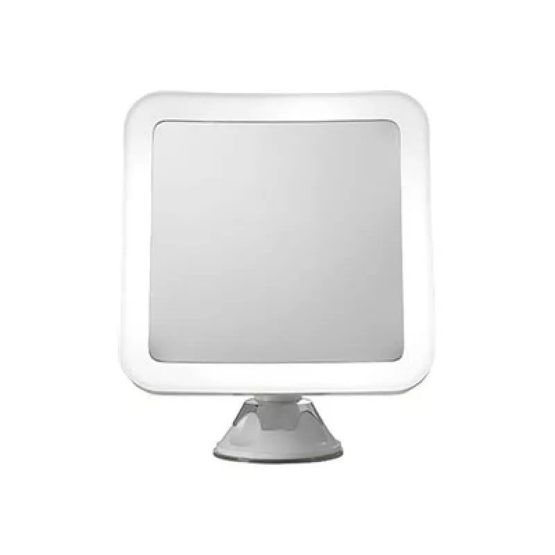 Badspiegel Camry CR 2169 LED 16,3 cm Weiß — beleuchteter Wandspiegel