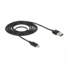 USB-Kabel DeLOCK 83850 USB 2.0 2m USB A auf Micro-USB B Schwarz