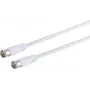 Koaxial-Satellitenkabel ShiverPeaks 80104-128 F-Quick 100 % abgeschirmt, 75 Ω