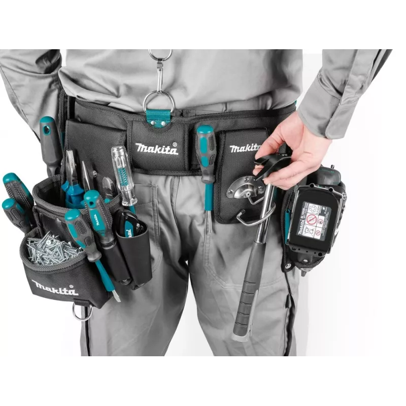 Makita E-15235 Heavy-Duty-Werkzeuggürtel-Set mit Tragetaschen
