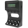 Batterieladegerät QOLTEC 50654 für Ni‑MH R03 (AAA) und R6 (AA) Akkus, 1800 mA