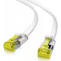 Netzwerkkabel Helos 205257 Cat6a U/FTP 2 m Weiß Gelb