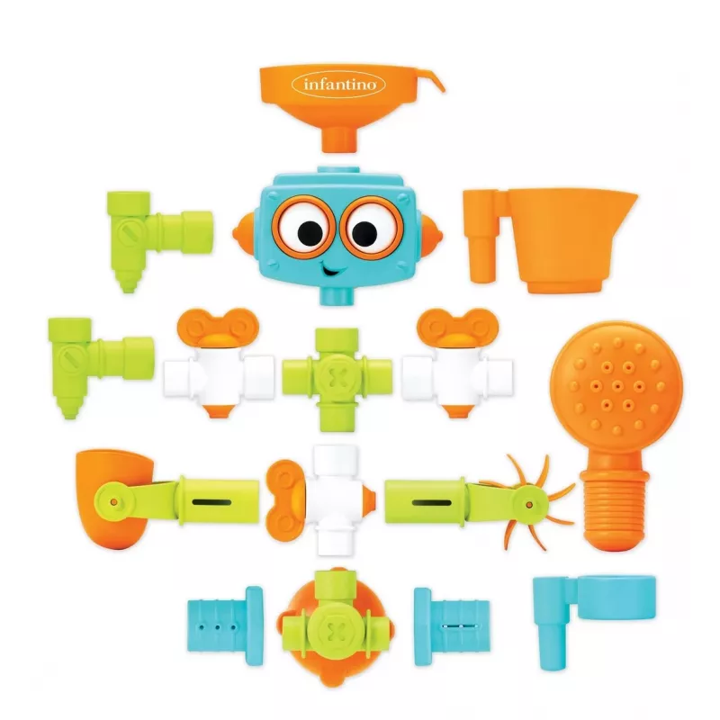 Bade-Roboter mit Dusche