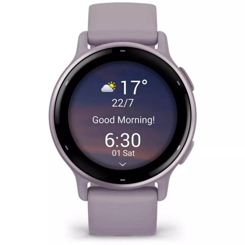 Garmin Vivoactive 5 3,05 cm (1.2) AMOLED Digital 390 x 390 Pixel Touchscreen Violett Wi-Fi GPS (Satellit)
