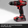 Einhell TE-CD 18/44 Li-i 24000 RPM 1,59 kg Schwarz, Rot