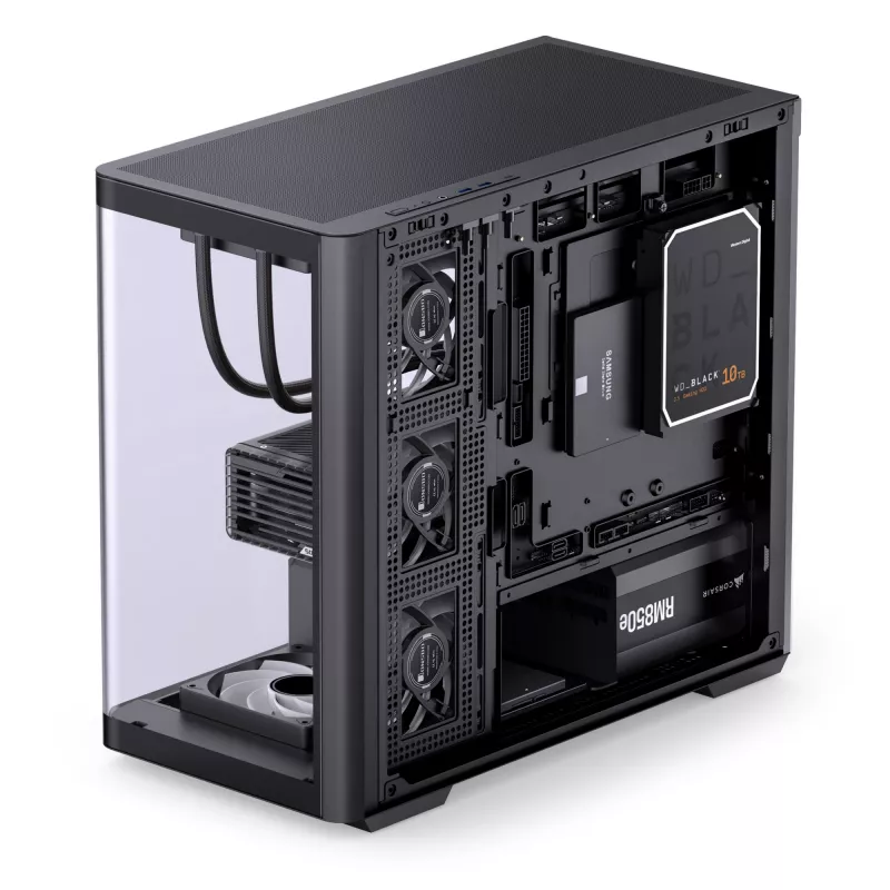 Computergehäuse Jonsbo D300 ATX Schwarz