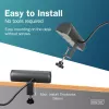 Mehrfachsteckdose DIGITUS 3-fach mit 2×USB-A & 1×USB-C, 3 AC-Steckdosen Typ E/F, 1,5 m Kabel, schwarz