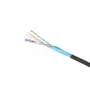 Netzwerkkabel Extralink Twisted Pair CAT6 FTP (F/UTP) V2 Outdoor 305 M Schwarz