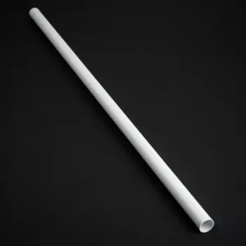 Bitspower Hardtubing 16 mm AD angefastes Messingrohr, 500 mm, weiß lackiert