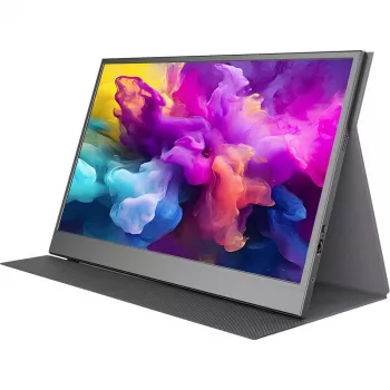 Denver PMO-15604 LED-Monitor EEK B (A - G) 39.6 cm (15.6 Zoll) 16:9 30 ms Mini HDMI™, USB-C®, Kopfhörer (3.5 mm Klinke) [Energieeffizienzklasse B] (PMO-15604)