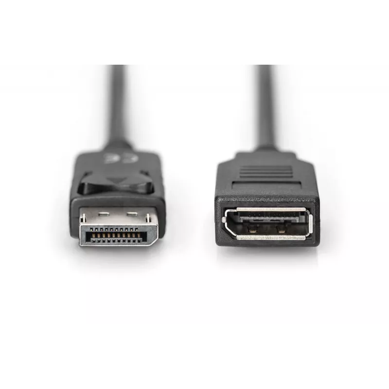 Digitus ASSMANN - DisplayPort-Verlängerungskabel - DisplayPort (M) - DisplayPort (W) - 2 m (DisplayPort 1.2) - vergossen - Schwarz (AK-340200-020-S)
