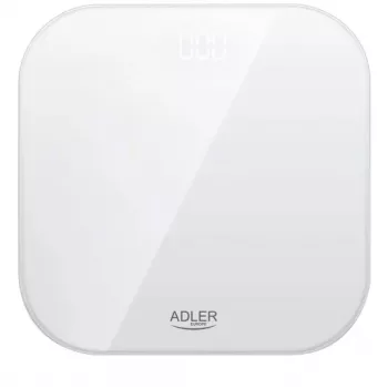 Adler Personenwaage | AD 8188 | Maximale Belastbarkeit 180 kg | Genauigkeit 100 g | Weiß