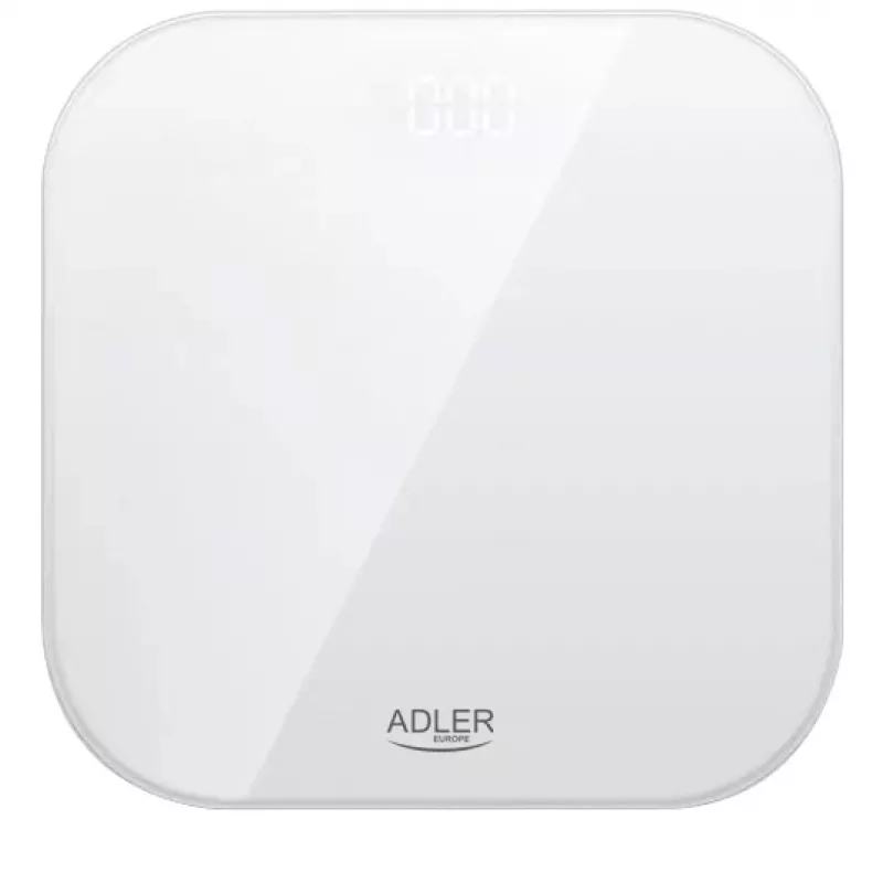 Adler Personenwaage | AD 8188 | Maximale Belastbarkeit 180 kg | Genauigkeit 100 g | Weiß