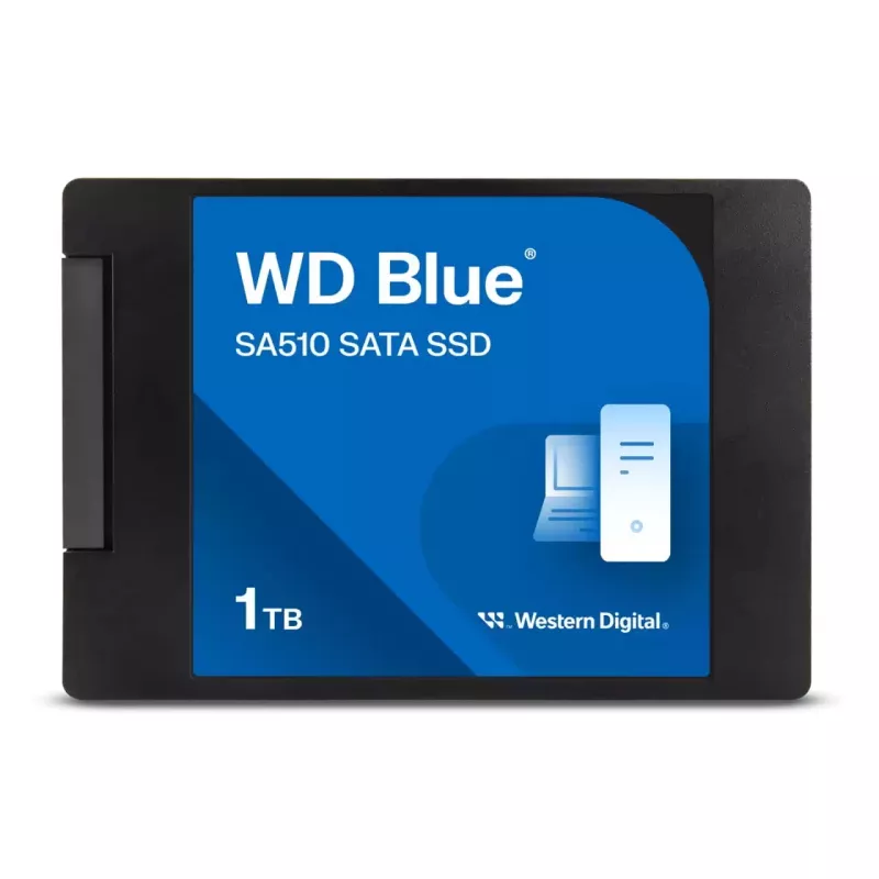 WD Blau SA510 - SSD - 1TB - intern - 2.5 (6,4 cm) - SATA 6Gb/s (WDBB8H0010BNC-WRSN)