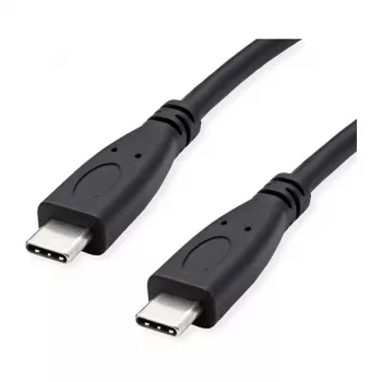 ROLINE RM USB 3.2 Gen 2 Kabel, C-C, ST/ST, 4K UHD-1, 10Gbit/s, Emark, 100W, schwarz, 1 m