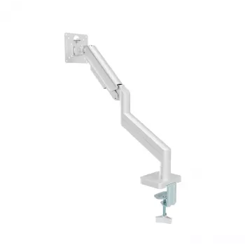 Monitorhalterung Gembird MA-DA1-04-W Klemmständer für 17-Zoll–32-Zoll Bildschirme, VESA 75x75–100x100, max. Traglast 10 kg, weiß