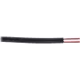 Lautsprecherkabel ShiverPeaks 21106-CCA 2x0,75 mm² CCA schwarz 100 m