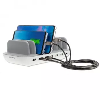 Mobiles Ladegerät 4smarts 462310 USB Type-C Grau Smartphone Tablet
