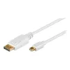 Wentronic Goobay DisplayPort auf Mini DisplayPort Adapterkabel 1.2, 1 m - Mini DisplayPort-Stecker > DisplayPort-Stecker (52858)