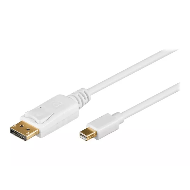 Wentronic Goobay DisplayPort auf Mini DisplayPort Adapterkabel 1.2, 1 m - Mini DisplayPort-Stecker > DisplayPort-Stecker (52858)