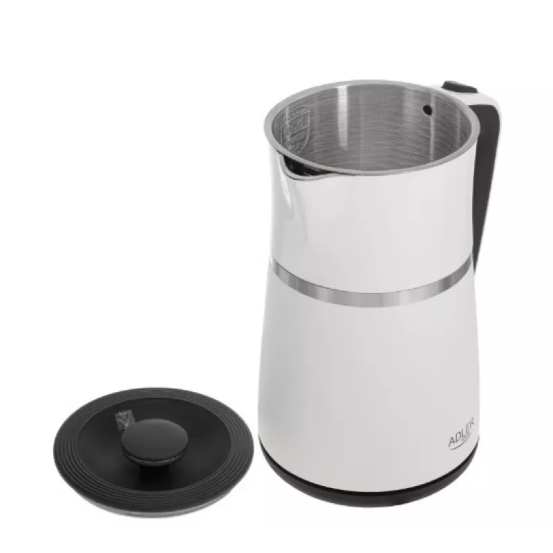Wasserkocher Adler 1,7 l 1355 W weiß Doppelwand