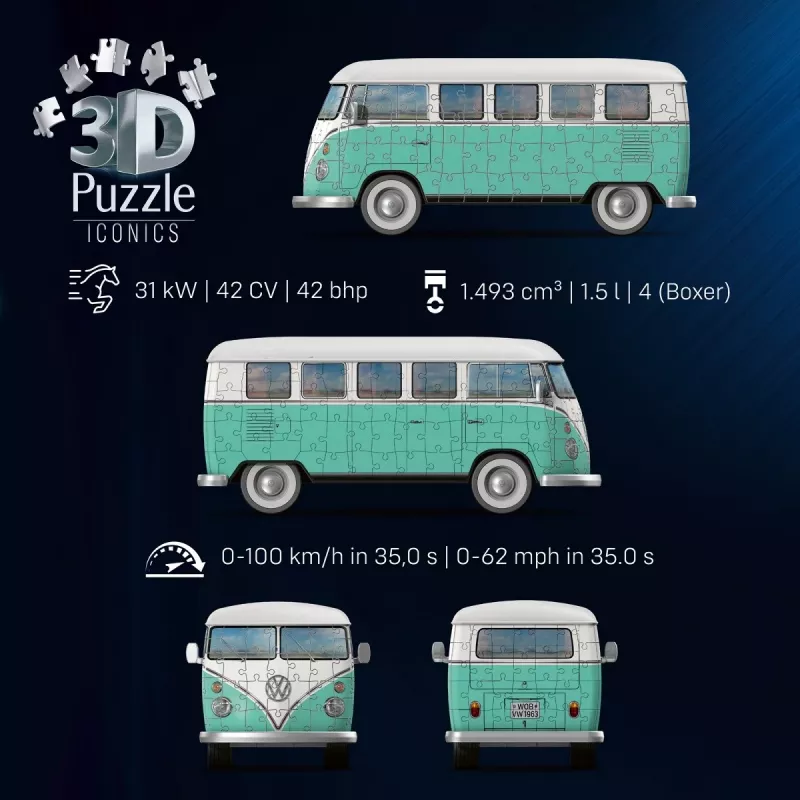 Puzzle Ravensburger Volkswagen T1 162 Teile