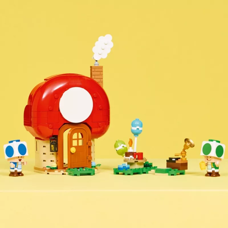 LEGO Super Mario Party im Toad-Haus Set 72041 mit interaktiven Spielfunktionen