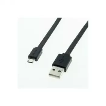 ROLINE - USB-Kabel - USB Typ A, 4-polig (M) - 5-polig Micro-USB Typ B (M) - 1 m (USB/USB 2.0) - vergossen - Schwarz (11.02.8760)