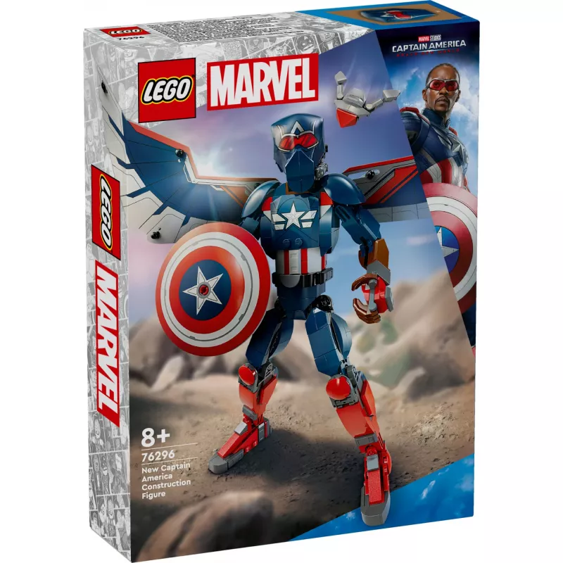LEGO MARVEL 76296 Neue Captain America Konstruktionsfigur