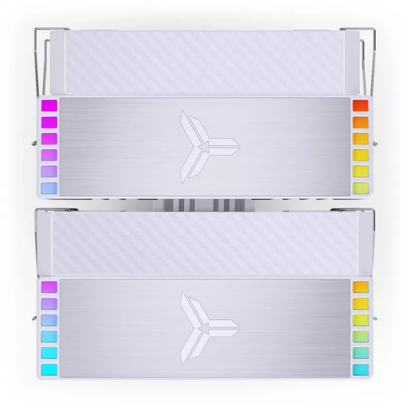 Jonsbo HX6280 CPU-Kühler, PWM, RGB - 130 mm, weiß