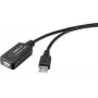 Renkforce RF-4535052 USB-Kabel 5 m USB 2.0 USB A Schwarz (RF-4535052)