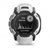 Garmin Instinct 2X Solar 2,79 cm (1,1) MIP 50 mm Digital 176 x 176 Pixel Touchscreen Weiß GPS (Satellit)